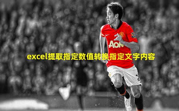 excel提取指定数值转换指定文字内容