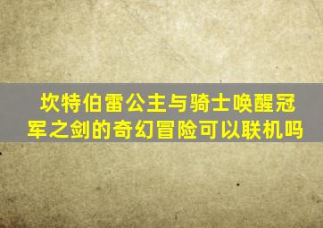 坎特伯雷公主与骑士唤醒冠军之剑的奇幻冒险可以联机吗