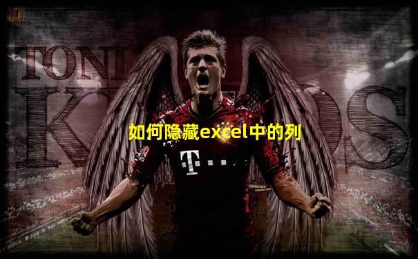 如何隐藏excel中的列