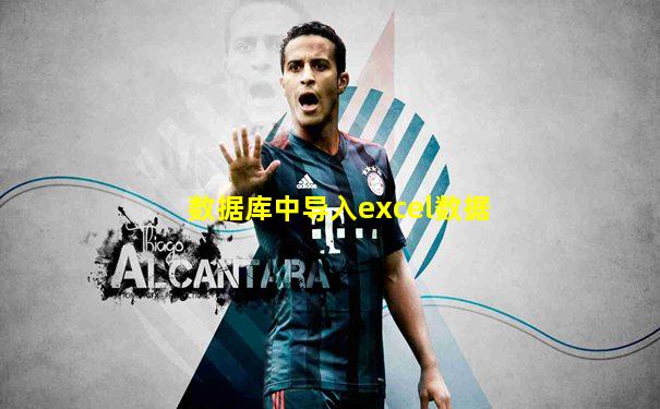 数据库中导入excel数据