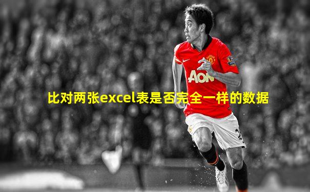 比对两张excel表是否完全一样的数据