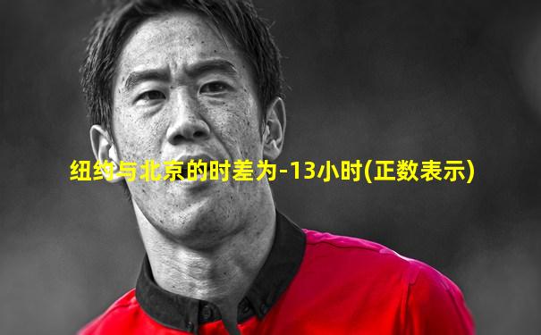 纽约与北京的时差为-13小时(正数表示)