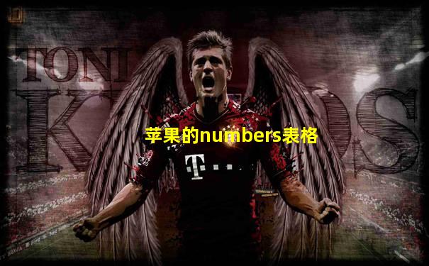 苹果的numbers表格