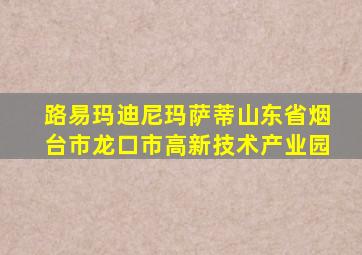 路易玛迪尼玛萨蒂山东省烟台市龙口市高新技术产业园