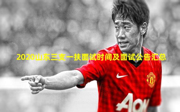 2020山东三支一扶面试时间及面试公告汇总