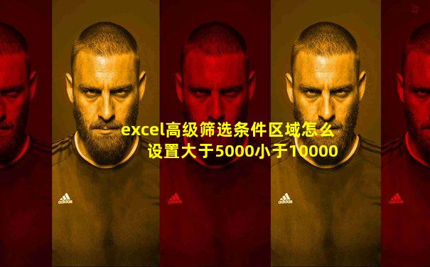 excel高级筛选条件区域怎么设置大于5000小于10000