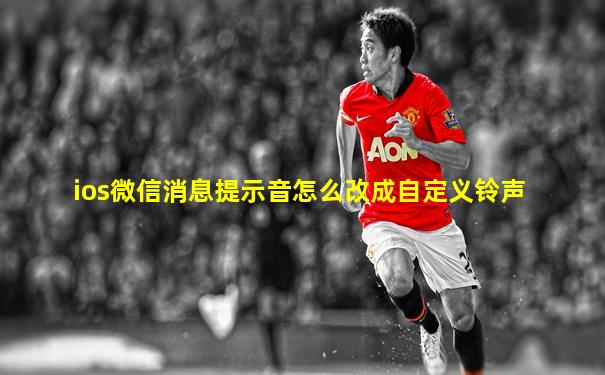 ios微信消息提示音怎么改成自定义铃声