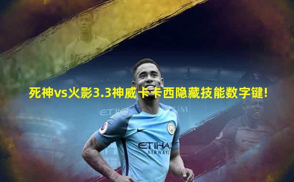 死神vs火影3.3神威卡卡西隐藏技能数字键!