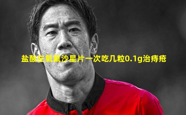 盐酸左氧氟沙星片一次吃几粒0.1g治痔疮