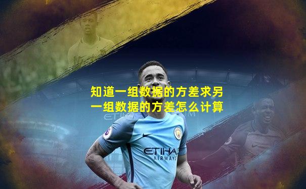 知道一组数据的方差求另一组数据的方差怎么计算
