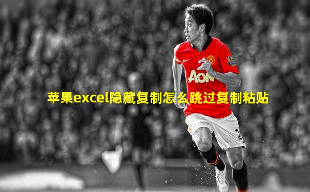 苹果excel隐藏复制怎么跳过复制粘贴