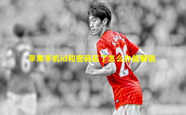 苹果手机id和密码忘了怎么办能解锁